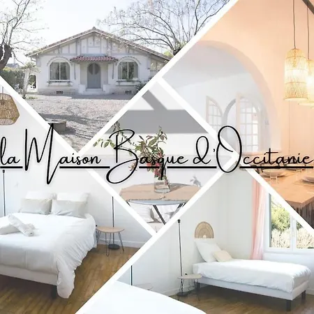 Le 17m - Maison Basque D'occitanie Clim Jardin Parking