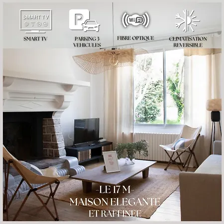 Le 17m - Maison Basque D'occitanie Clim Jardin Parking *